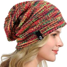 Women's Slouchy Beanie Knit Beret Skull Cap Baggy Winter Summer Hat