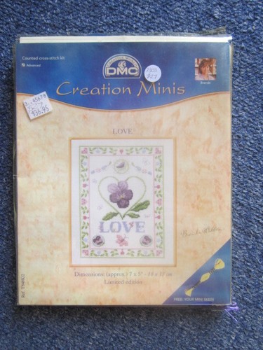 CREATIVE WORLD COUNTED CROSS STITCH KIT LOVE LIMITED EDITION COMPLETE NEW *