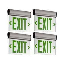 TANLUX Green Exit Signs for Business, Double Sides LED Edge Lit Exit Sign, UL...