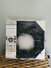 Faux Lavender Wreath Farmhouse French Country style