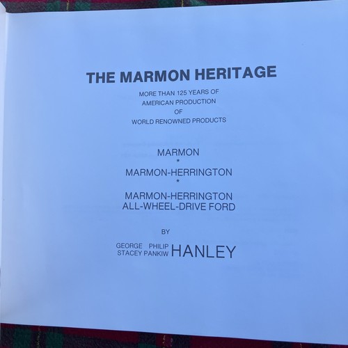 The Marmon Heritage George Philip and Stacey Pankiw Hanley HC DJ 1st Edition @55 - Picture 19 of 21