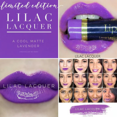 LILAC LACQUER LipSense New FULL SIZE Limited Edition Lip Color By SeneGence