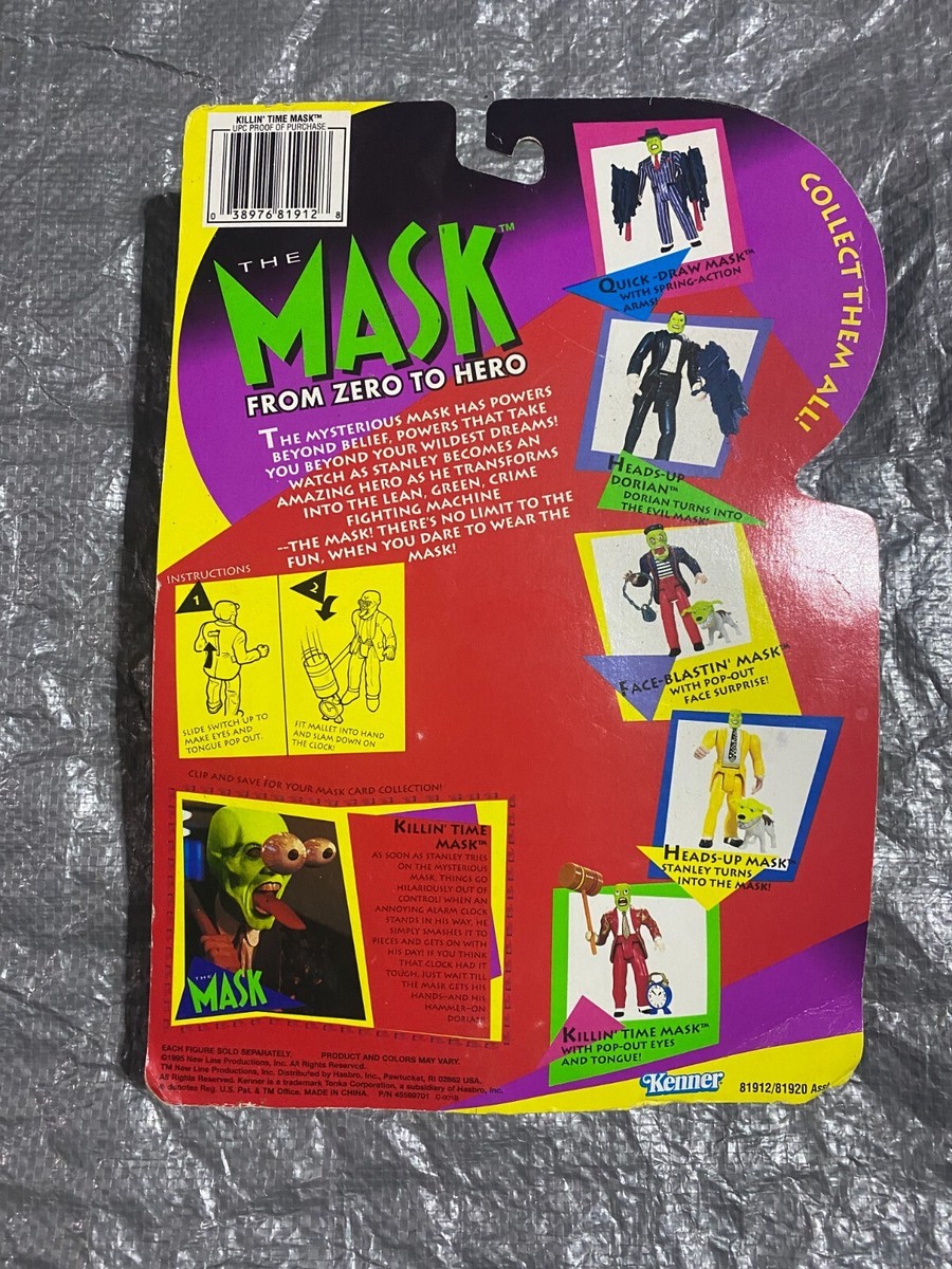 貴重な2体　THE MASK KILLIN' TIME MASK フィギュア The Mask Zero to Hero Killin time Mask Action Figure 1995