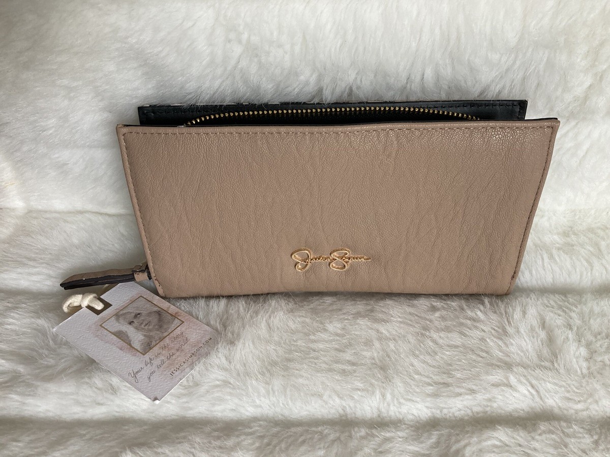 Jessica Simpson🤩 wallet color Natural (Snake )Abby Double Gusset