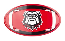 University of Georgia Bulldogs Football Oval Sign Metal Man Cave Garage