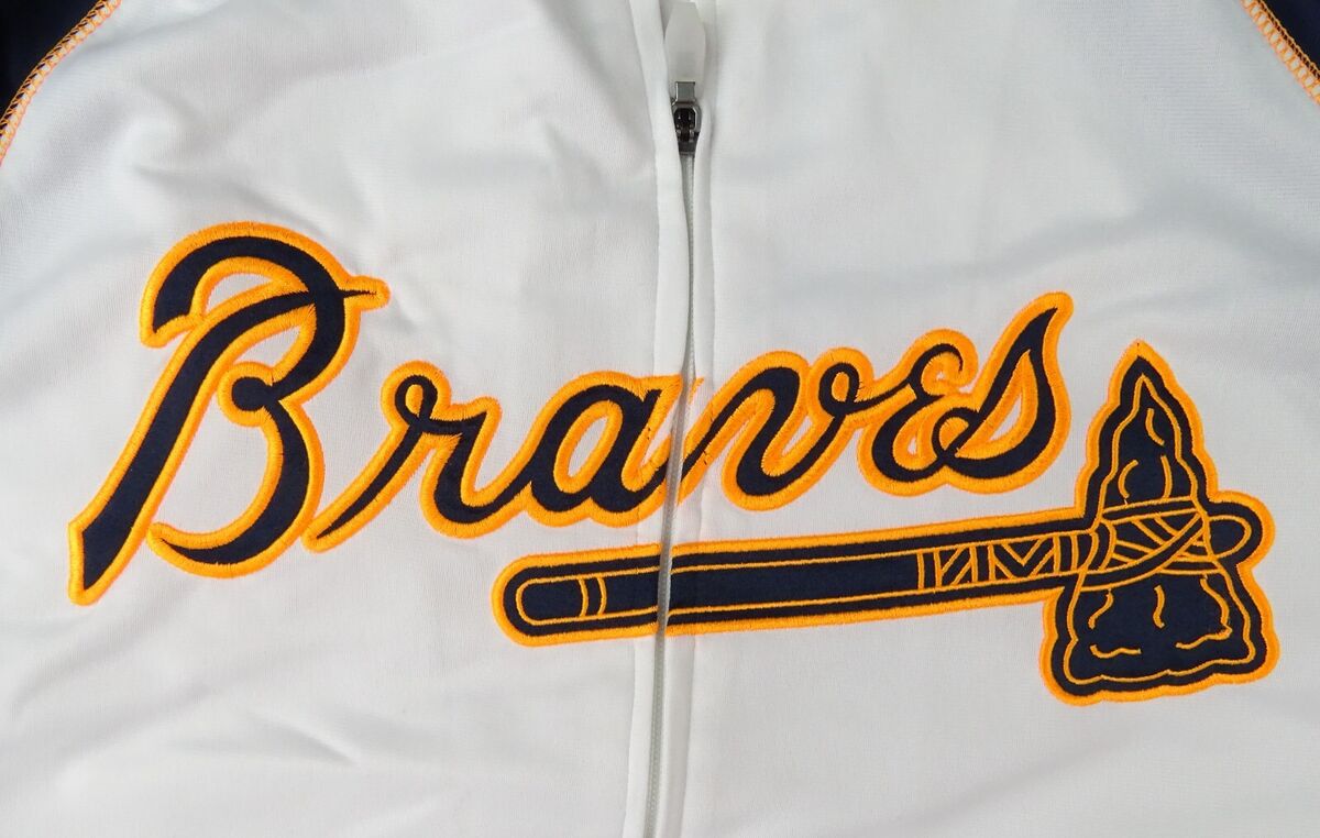 Atlanta Braves MLB Majestic Men's Big and Tall Track Jacket Atlanta Braves MLB Majestic Men's Big and Tall Track Jacket