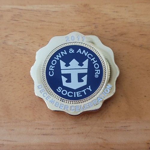 2011 Crown & Anchor Society DECEMBER CELEBRATION Pin Royal Caribbean Cruise Line