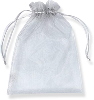 100 StüCk OrganzasäCkchen, Organzabeutel 20X30 Cm, Tunnelzug Hochzeit SäCkchen,