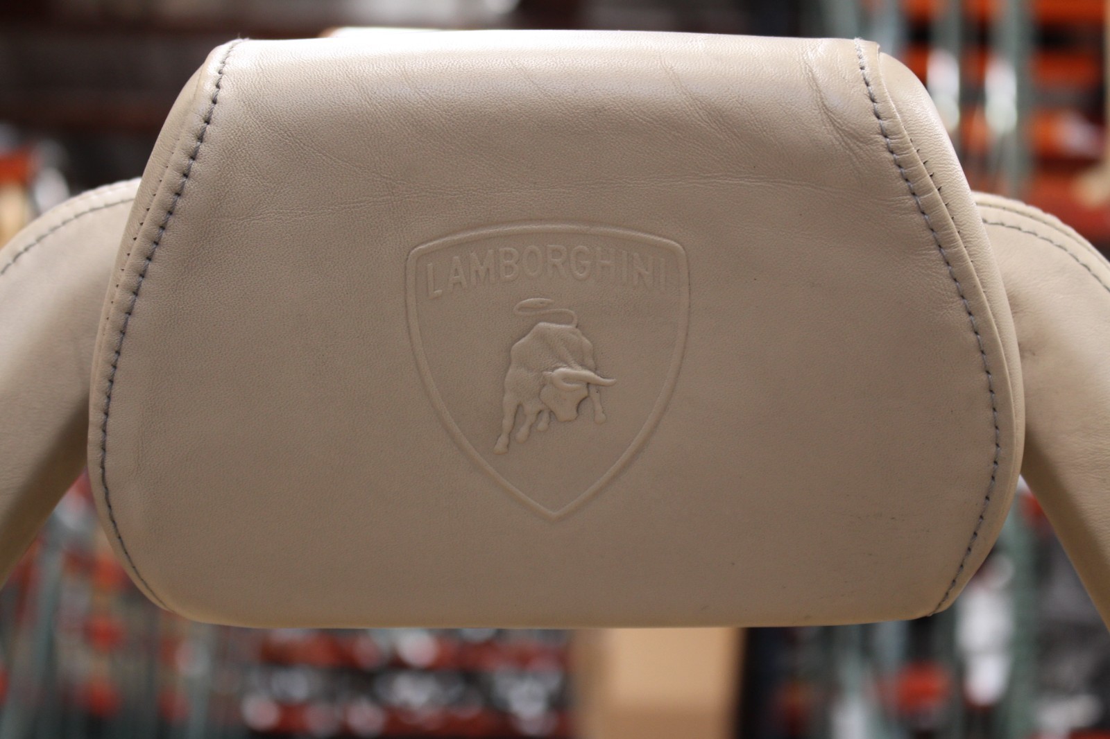Lamborghini Gallardo, LH, Left, Front Seat, Cream, Dmg, Used, 400881003A