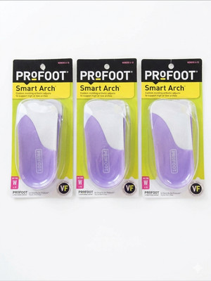 3 X Profoot Smart Arch Vita Foam Memory for Women's Shoes Sizes 6-10