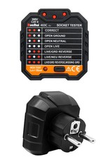 RCD Safety Tester & Breaker Finder 250V AC - Electrician's Essential Tool