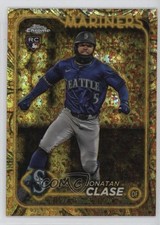 2024 Topps Gilded Collection Gold Mini-Diamond Refractor 6/50 Jonatan Clase 10h2