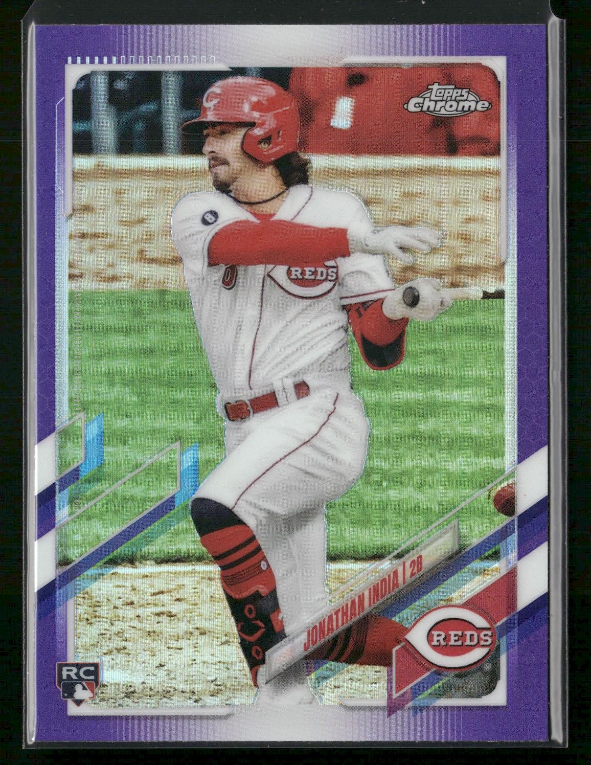 2021 Topps Chrome Update #USC74 Jonathan India Purple Refractor