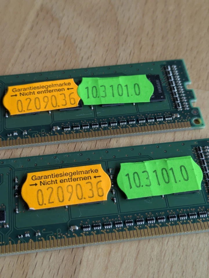 2 Stück Samsung DDR3 2GB 1Rx8-PC3-10600U-09-10-A0 zusammen 4 GB - Bild 4 von 4