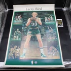 Larry Bird Vintage 23x35 Poster Celtics Signed Auto JSA COA AZ769