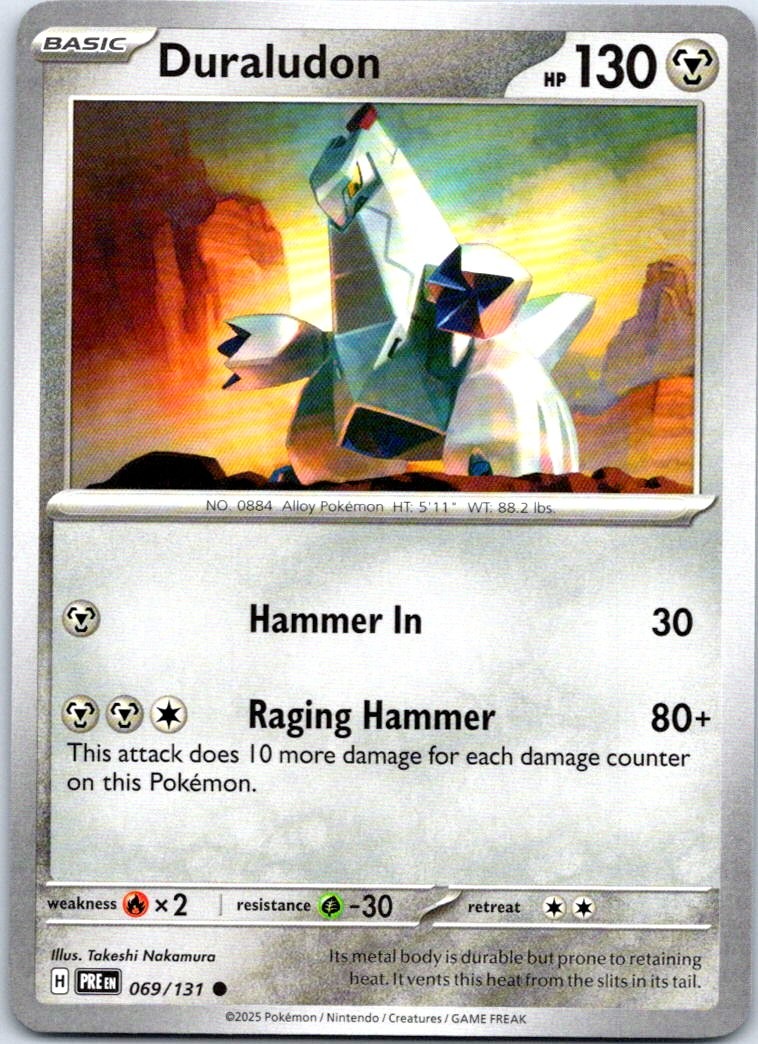 Duraludon Common SV: Prismatic Evolutions 069/131 NM