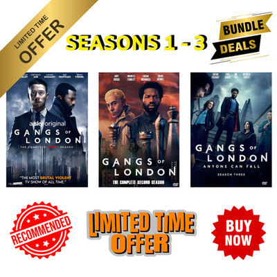 Gangs of London All Season 1, 2 & 3 COMPLETE TV Series DVD New | All Region Free