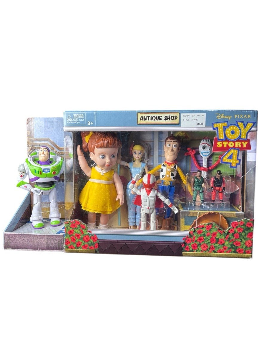 【未開封】TOY STORY 海外版 フィギュア 4点セット 当時物 Disney Pixar Toy Story 4 Antique Shop Action Figure Set Sealed Box