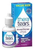 Eye Drops for Dry Eyes, Dry Eye Therapy Lubricant Eyedrops, Provides Long Las...