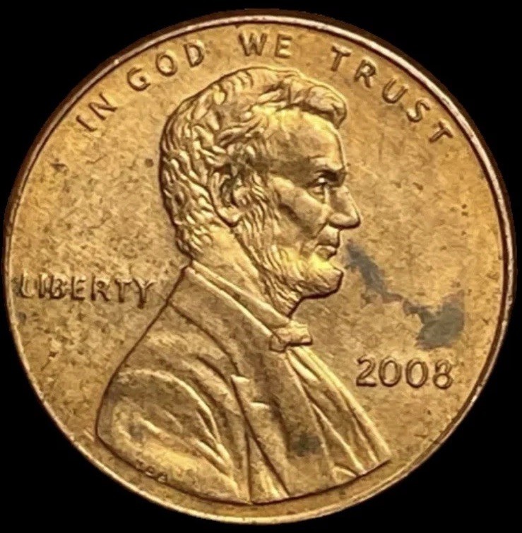 2008-P AU 1C LINCOLN Memorial PENNY CENT  A1120