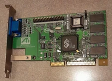 Vintage 1998 ATI 3D Rage Pro Turbo 109-49800-10 AGP VGA Video Card