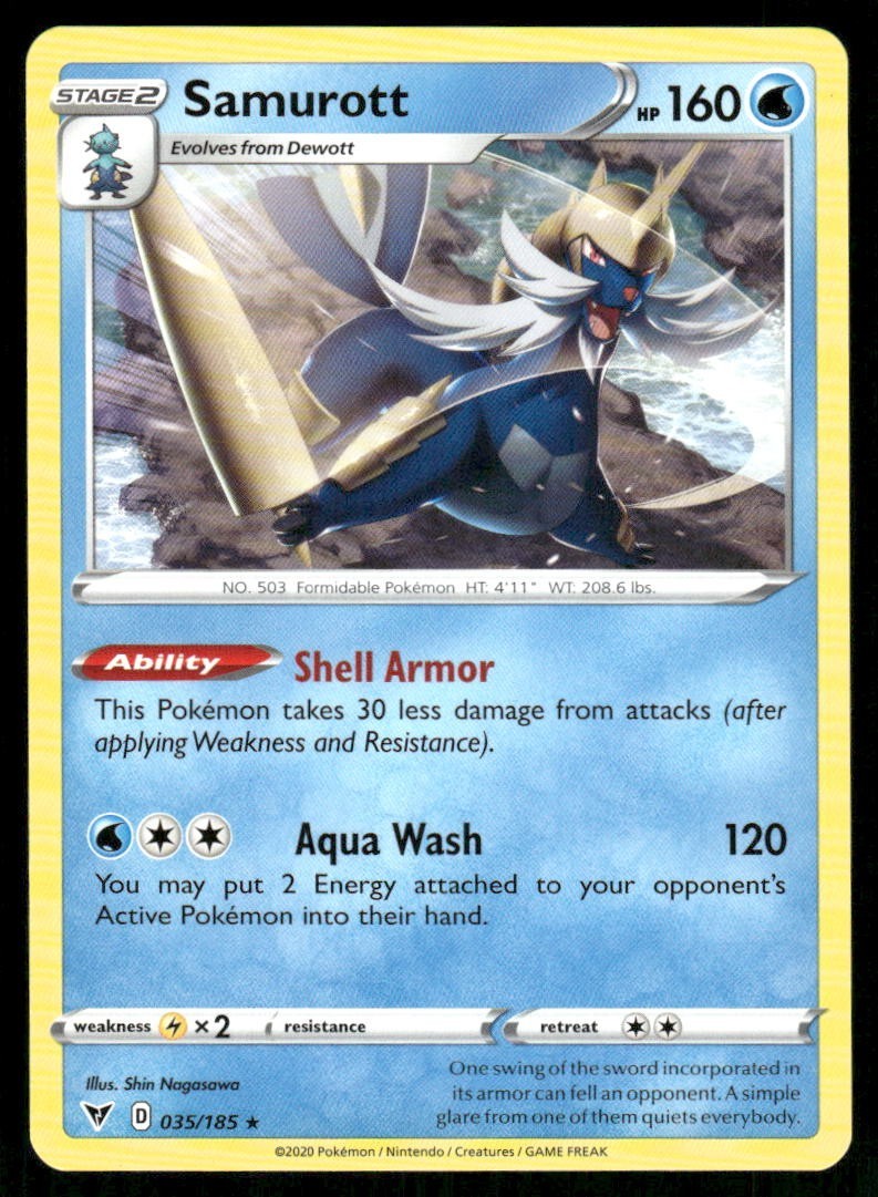Pokémon TCG Pokémon Samurott Samurott Rare Regular
