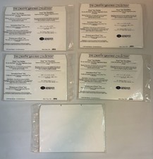 Lot 5 Creative Memories Power Sort Dividers pack of 12, white 2004 New Sealed