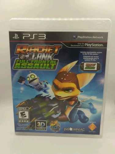 Ratchet & Clank: Full Frontal Assault- PlayStation 3, CIB, Mint Disc, 1 Day Ship