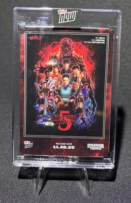 2025 Topps NOW Stranger Things Season 5 Promo Card Netflix