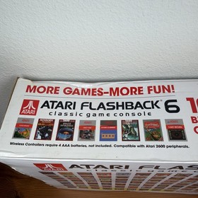 Atari Flashback 6 Classic Game Console 100 Built-In Games Tested