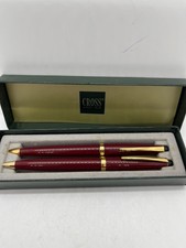 Cross Pen/Pencil Set Burgundy And Gold