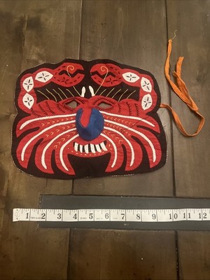 Panamanian Mola Mask Crab With Broken Strap