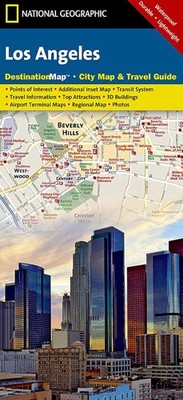 Los Angeles Map: City Destination Maps by Nat Geo Maps (English) Folded Book