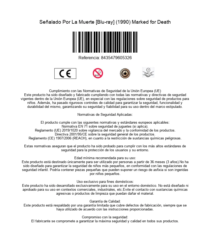 Señalado Por La Muerte [Blu-ray] (1990) Marked for Death - Image 4 of 4