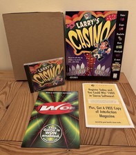 Leisure Suit Larry's Casino PC, 1998 Windows 95 Big Box - Complete CIB  VG
