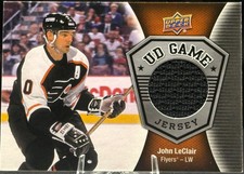 John LeClair 2016-17 Upper Deck Series 1 Game Jersey #GJ-JL SSP Group A -Black