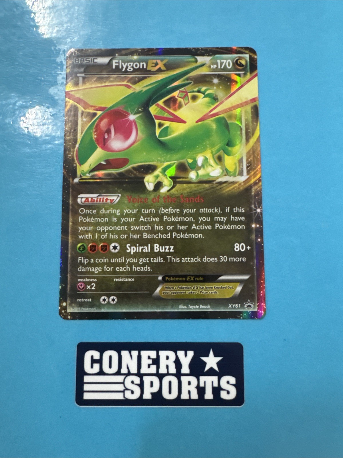 Flygon EX XY61 ULTRA RARE HOLO Black Star Promo Pokemon Card TCG 2015 - NM / M