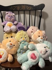 Vintage Care Bears Lot of 9 Great Condition! ...