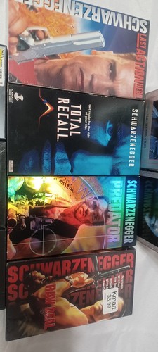Arnold Schwarzenegger VHS Film Lot (x9) 5 Neu/Versiegelt Terminator Conan Raw Deal - Bild 3 von 8