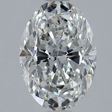 Cert. GIA 1.71 Carat Oval Cut Natural Mined Diamond Loose F color SI1 clarity