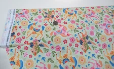 Michael Miller quilt-craft fabric FANTASY FIGURES mint 3/4 yd (dc-10850) Last