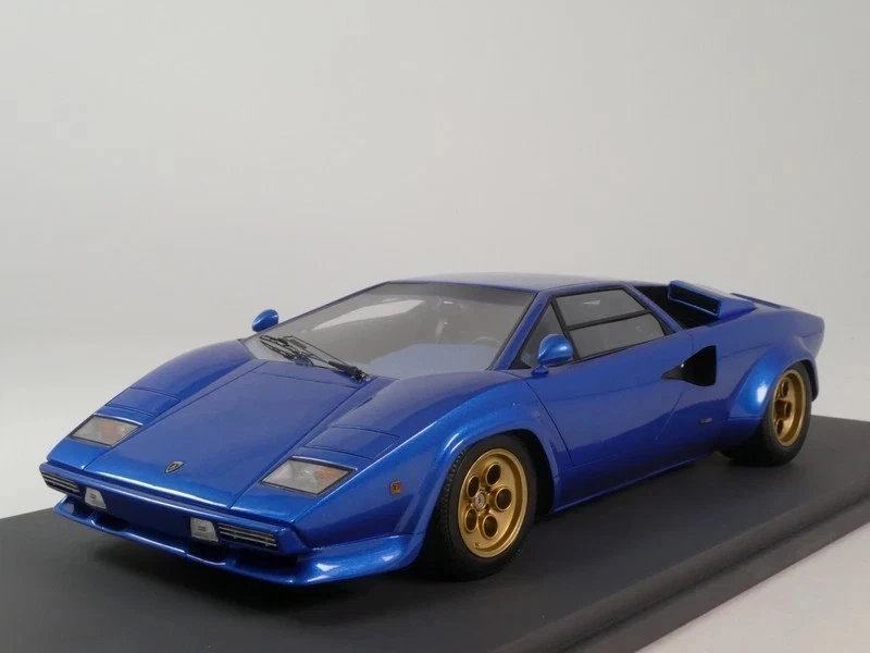 Schuco 18U00025 LAMBORGHINI Countach LP400 S 1979 bleu 1/18 - Photo 1/1