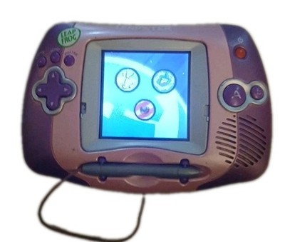 Pink/Purple LeapFrog Leapster Learning Game System Model 20209 Pink,Tested/Works