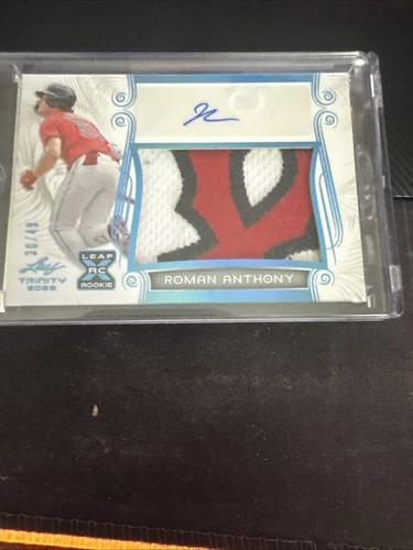 2023 Leaf Trinity Roman Anthony #PA-RA2 Auto Patch