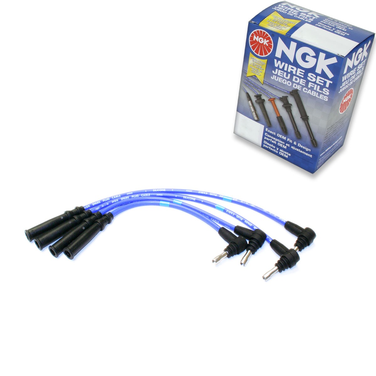 NGK 9993 RC-TX03 Spark Plug Wire Set for JH-220 CH7450 96898 96452 9131 nr