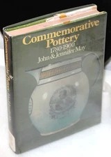 Commemorative Pottery Book  John Jennifer May Hard Cover 1st Ed w Dust Jacket