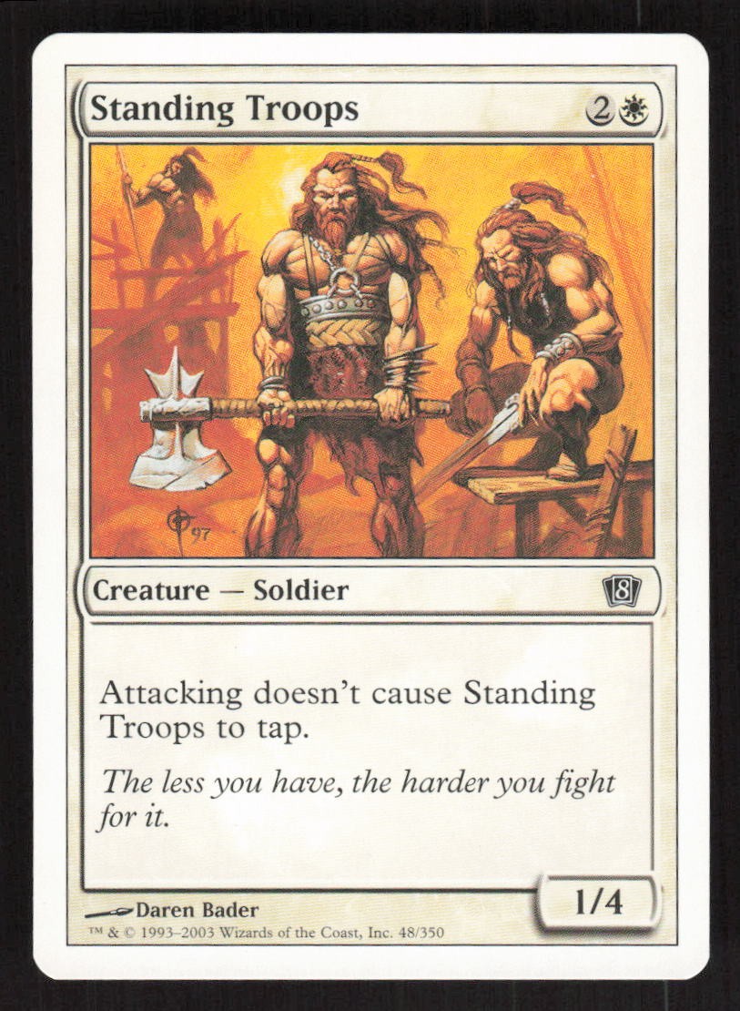 2003 Standing Troops 8th Edition 48 MTG