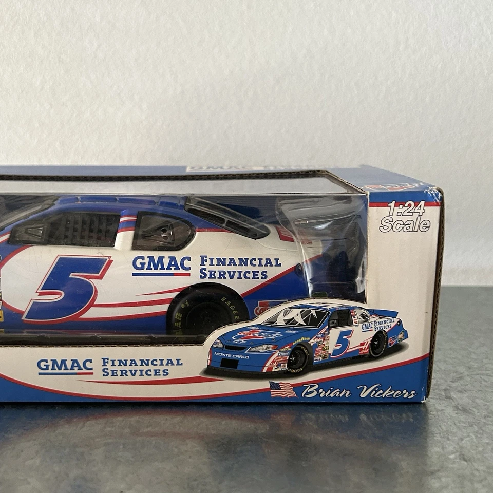 Brian Vickers 1/24 Scale Diecast Nascar #5 2003 Hendrick Motorsports GMAC - Image 3 of 4