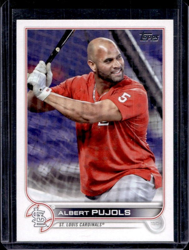 2022 Topps Update Albert Pujols SP #US300b Cardinals