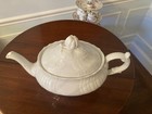 RICHARD GINORI Bianco Vecchio VERY LARGE White Swirled Porcelain Teapot — photo 2